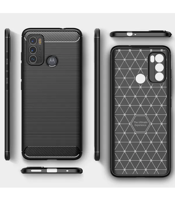 Carbon Brush silikonska zaštitna maskica Moto G60 / G40