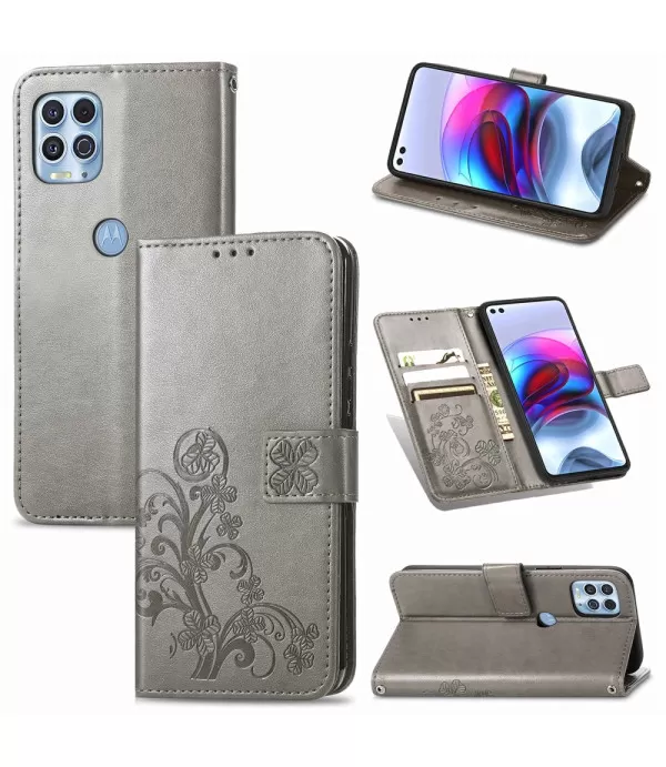 Cvijeće dizajn preklopna torbica futrola za Motorola Moto G100, Edge S