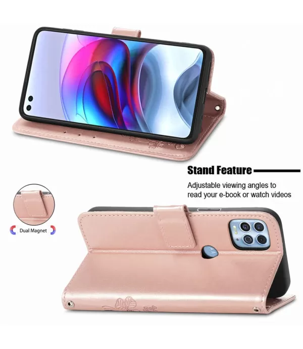 Cvijeće dizajn preklopna torbica futrola za Motorola Moto G100, Edge S