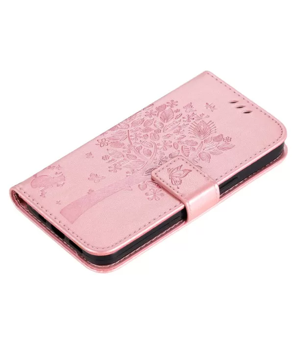 Cvijeće i leptiri preklopna torbica futrola Motorola Moto Edge 20 Lite