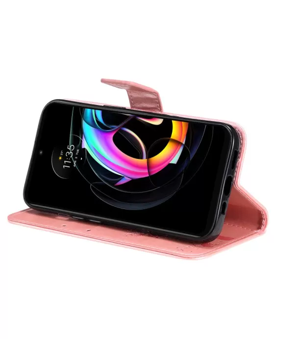 Cvijeće i leptiri preklopna torbica futrola Motorola Moto Edge 20 Lite