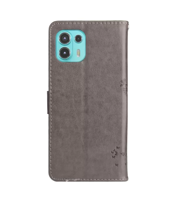 Cvijeće i leptiri preklopna torbica futrola Motorola Moto Edge 20 Lite