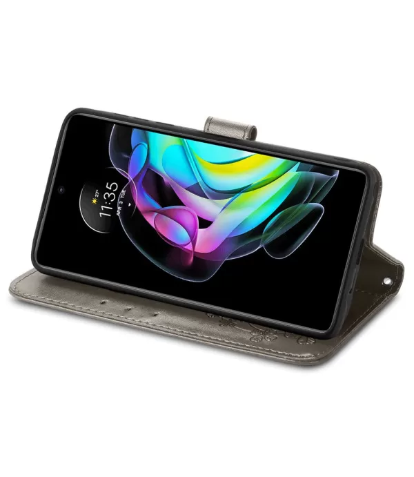 Cvijeće dizajn preklopna torbica futrola Motorola Moto Edge 20