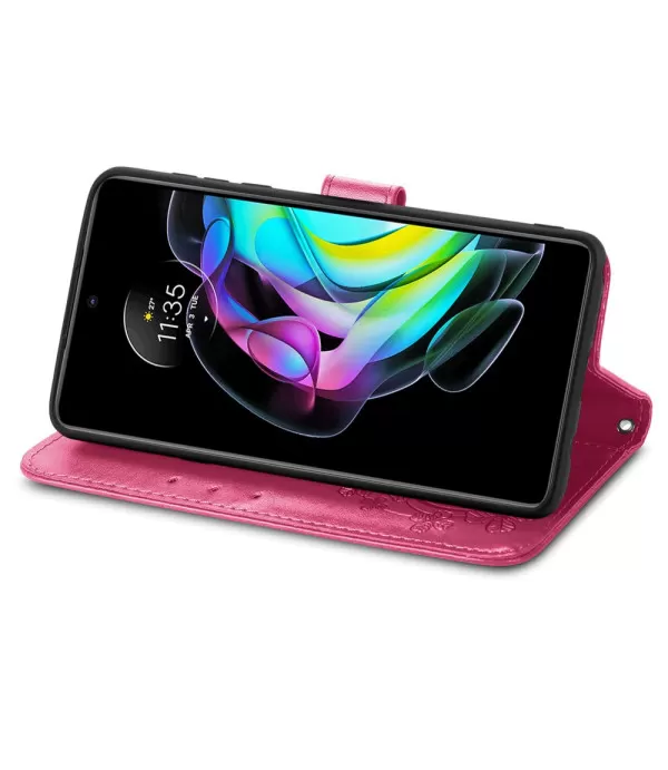 Cvijeće dizajn preklopna torbica futrola Motorola Moto Edge 20