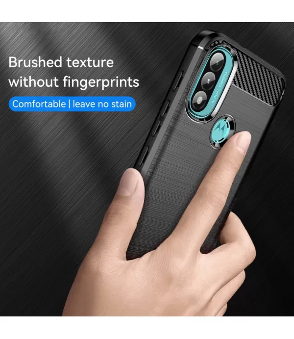 Carbon Brush silikonska zaštitna maskica Moto E40/E20