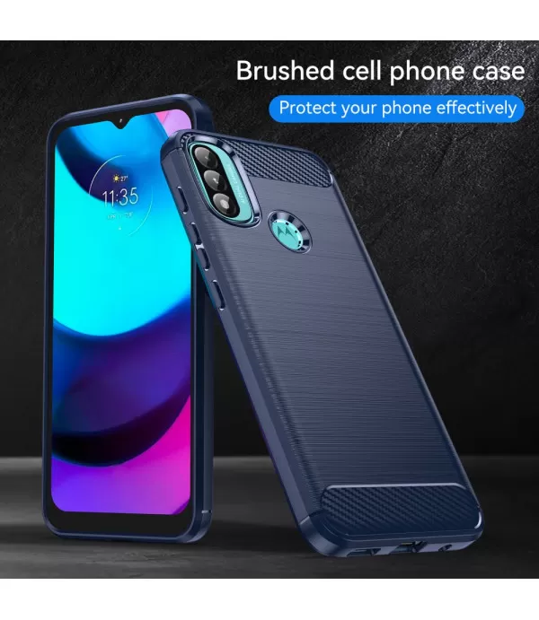 Carbon Brush silikonska zaštitna maskica Moto E40/E20