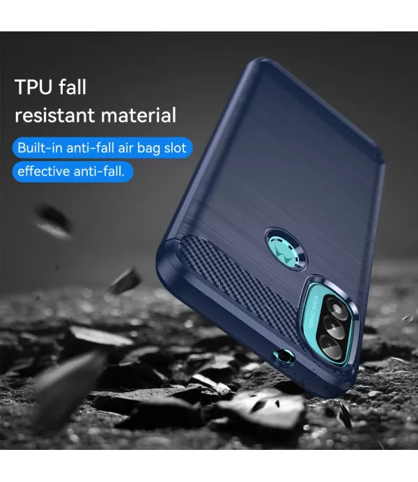 Carbon Brush silikonska zaštitna maskica Moto E40/E20