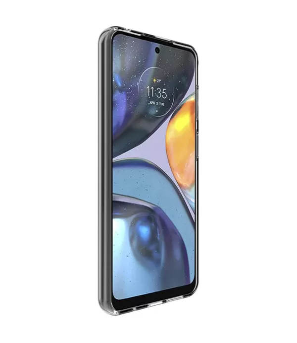 IMAK prozirna silikonska zaštitna maskica Moto G22 4G