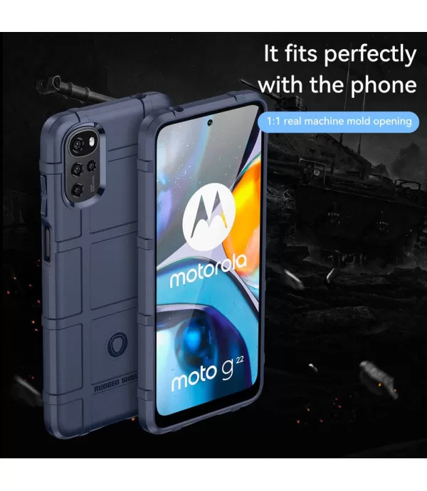 Rugged Shield silikonska zaštitna maskica Moto G22, E32