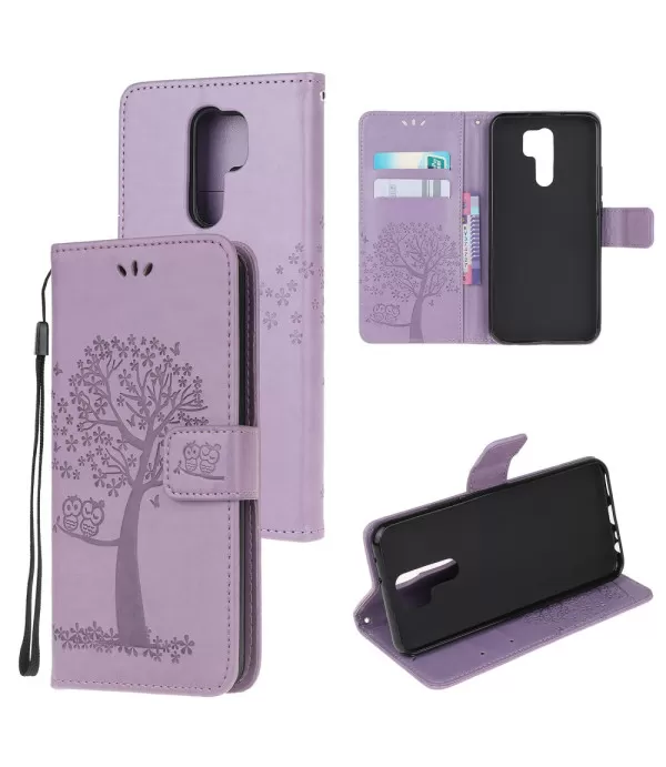 Dvije sove preklopna zaštitna maskica futrola za Xiaomi Redmi 9