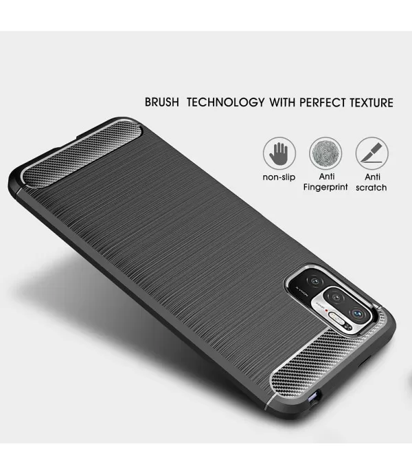 Carbon Brush silikonska zaštitna maska Xiaomi Redmi Note 10 5G