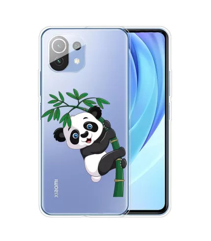 Panda dizajn prozirna silikonska zaštitna maska Xiaomi Mi 11 Lite