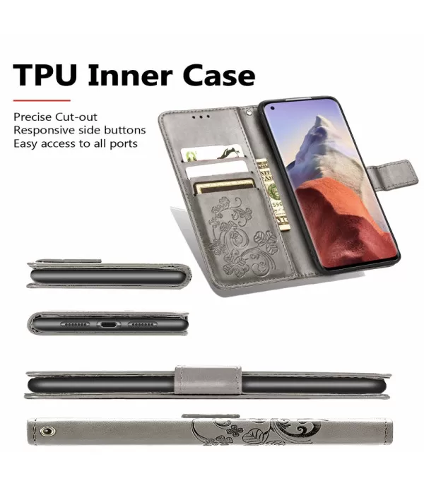 Cvijeće dizajn preklopna zaštitna torbica futrola za Xiaomi Mi 11 Ultra