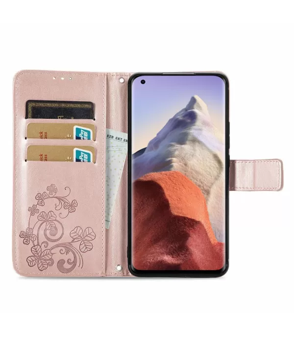 Cvijeće dizajn preklopna zaštitna torbica futrola za Xiaomi Mi 11 Ultra