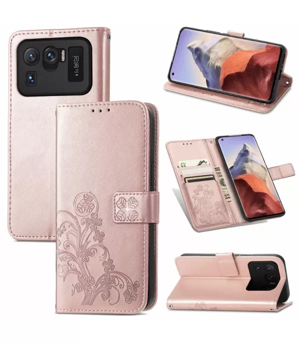 Cvijeće dizajn preklopna zaštitna torbica futrola za Xiaomi Mi 11 Ultra