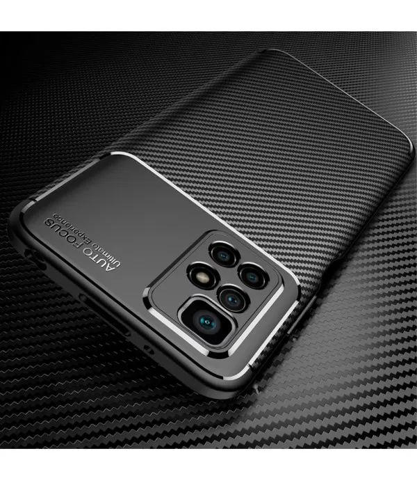 Carbon Fiber silikonska zaštitna maska Xiaomi Redmi 10