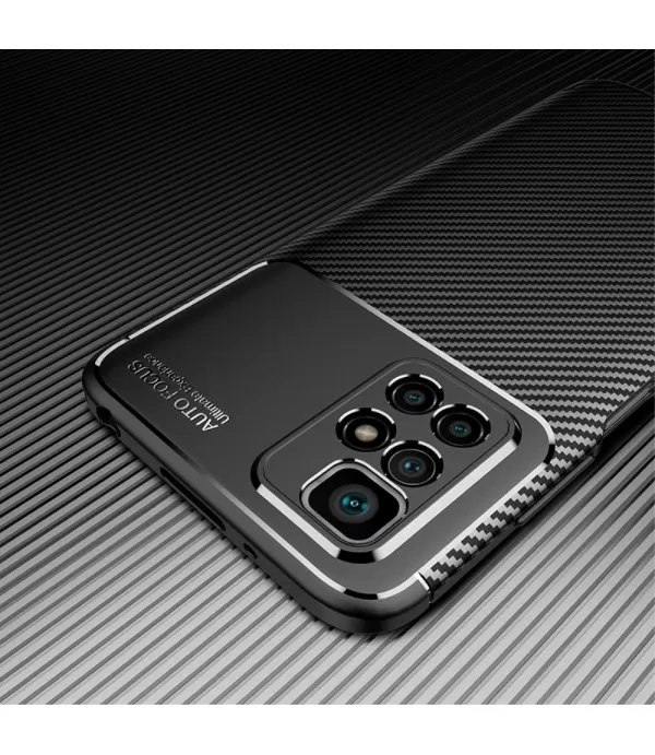 Carbon Fiber silikonska zaštitna maska Xiaomi Redmi 10