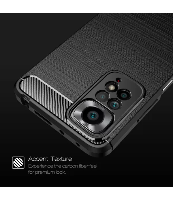 Carbon Brush silikonska zaštitna maska Xiaomi Redmi Note 11 Pro 5G