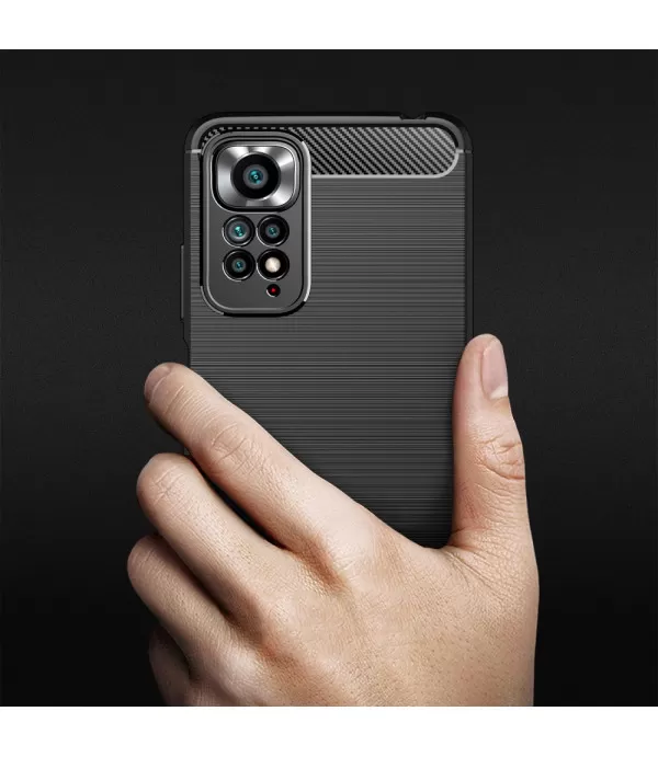 Carbon Brush silikonska zaštitna maska Xiaomi Redmi Note 11 Pro 5G