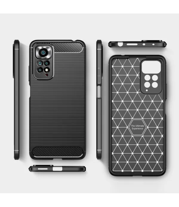 Carbon Brush silikonska zaštitna maska Xiaomi Redmi Note 11 Pro 5G
