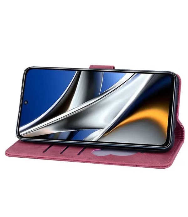 Maca i cvijeće dizajn preklopna zaštitna torbica Xiaomi Pocophone X4 Pro 5G