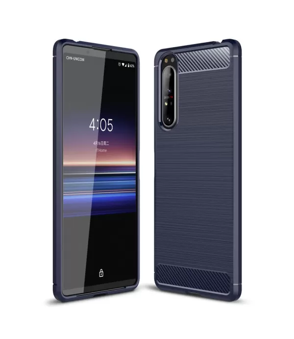 Carbon Brush silikonska zaštitna maska Sony Xperia 1 II