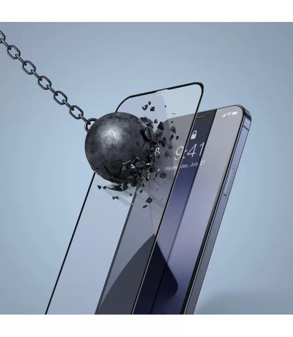 Baseus Soft Edge full glue zaštitno kaljeno staklo Apple iPhone 12 Pro Max