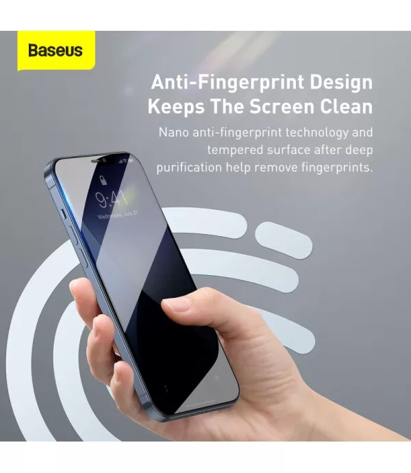 Baseus Soft Edge full glue zaštitno kaljeno staklo Apple iPhone 12 Pro Max