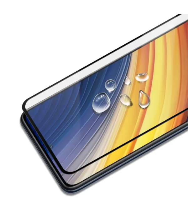 AMORUS Premium silk print zaštitno kaljeno staklo Xiaomi Poco X3