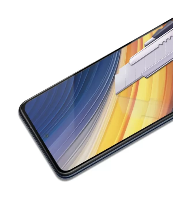 AMORUS Premium silk print zaštitno kaljeno staklo Xiaomi Poco X3