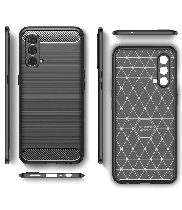 Carbon brush silikonska zaštitna maska Oneplus Nord CE