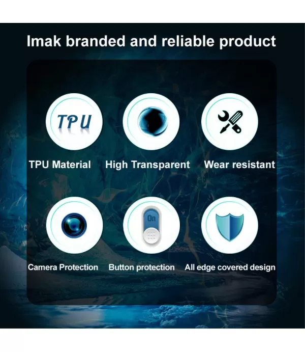 IMAK UX-5 silikonska zaštitna maska Oneplus Nord 2 prozirna