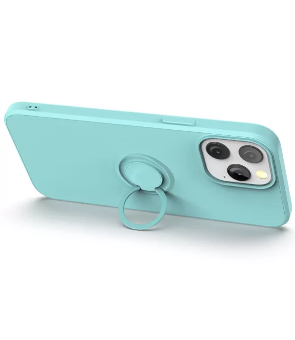 Ring Holder Liquid Silica Gel zaštitna maskica ​​za iPhone 14 Pro