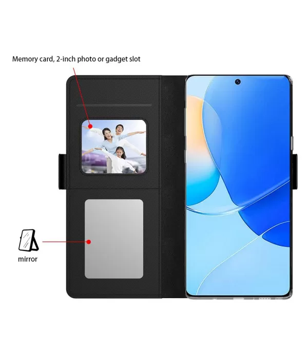 Premium Slim Preklopna Torbica s Ogledalom za Honor 200 Pro 5G