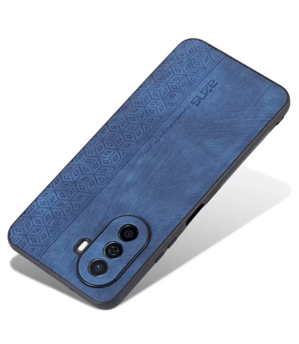 Silikonska maskica za Huawei nova Y70 4G obložena PU kožom s uzorkom