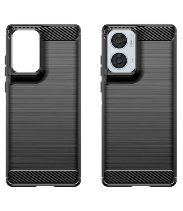 Carbon brush TPU silikonska maska za Motorola Moto G85 5G