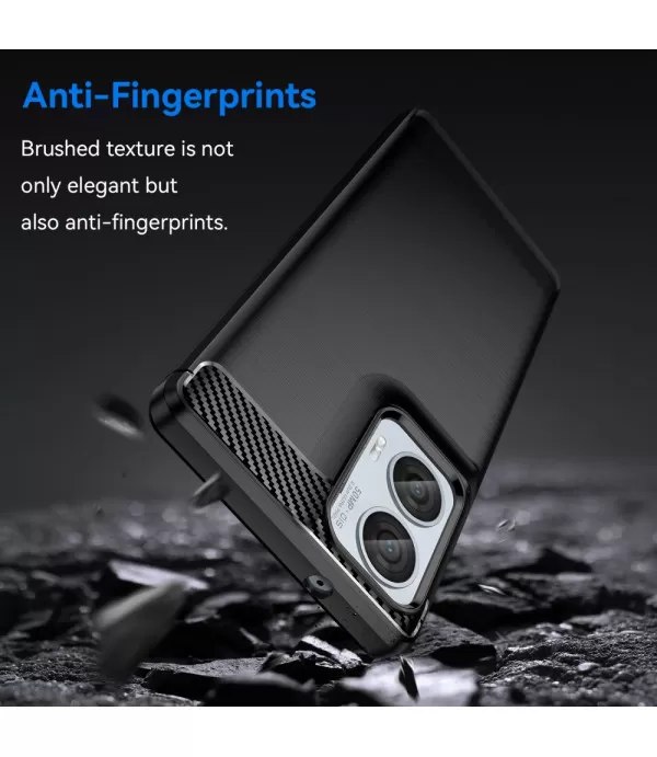 Carbon brush TPU silikonska maska za Motorola Moto G85 5G