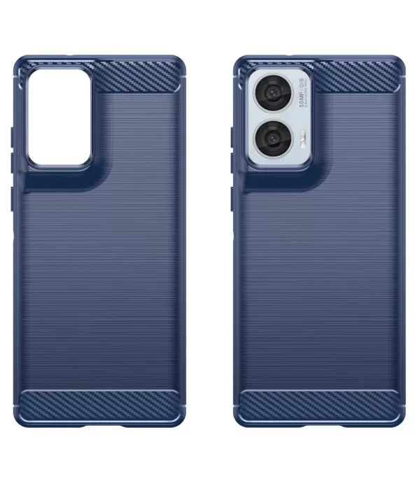 Carbon brush TPU silikonska maska za Motorola Moto G85 5G