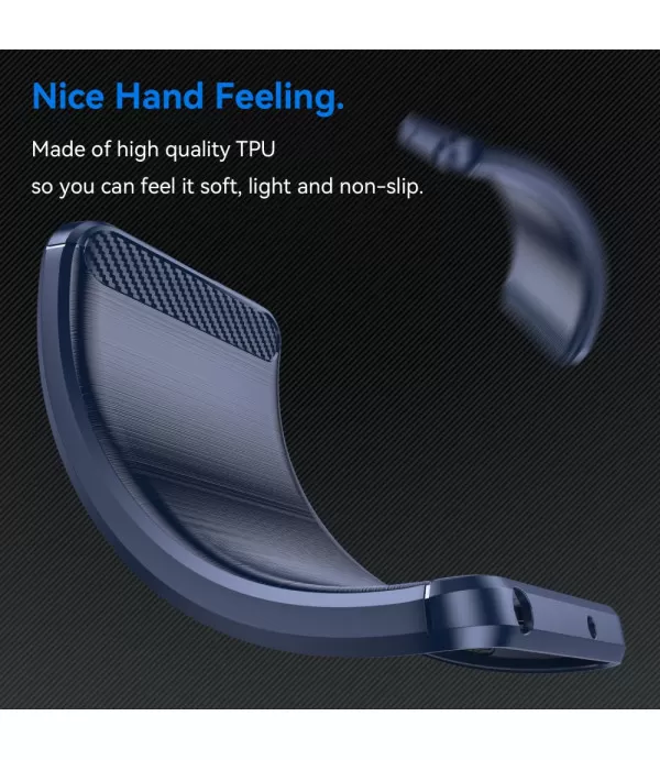 Carbon brush TPU silikonska maska za Motorola Moto G85 5G