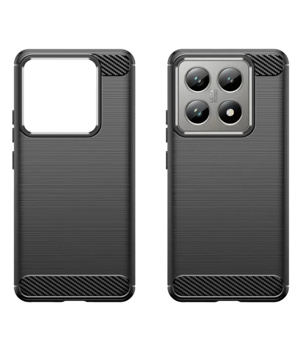 Carbon Brush TPU Silikonska Maska za Xiaomi 14T / 14T Pro