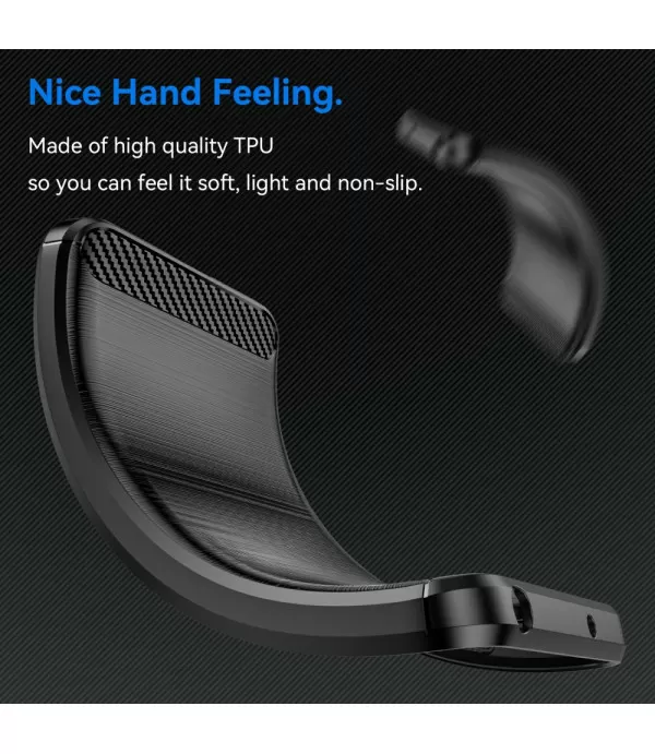 Carbon Brush TPU Silikonska Maska za Xiaomi 14T / 14T Pro