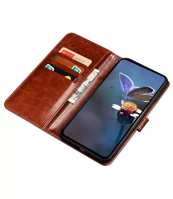 Crazy Horse Preklopna Novčanik Kožna Torbica Futrola za Xiaomi 14T Pro 5G / 14T 5G