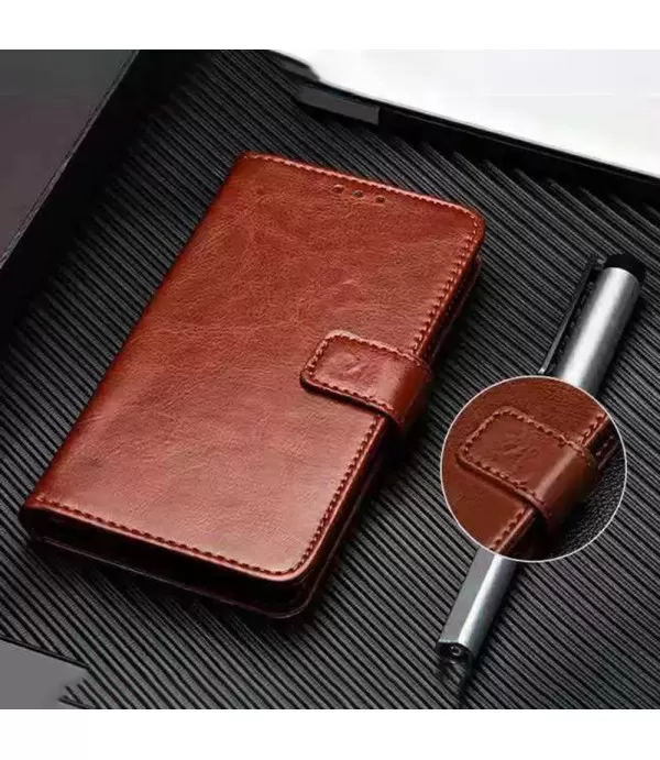 Crazy Horse Preklopna Novčanik Kožna Torbica Futrola za Xiaomi 14T Pro 5G / 14T 5G