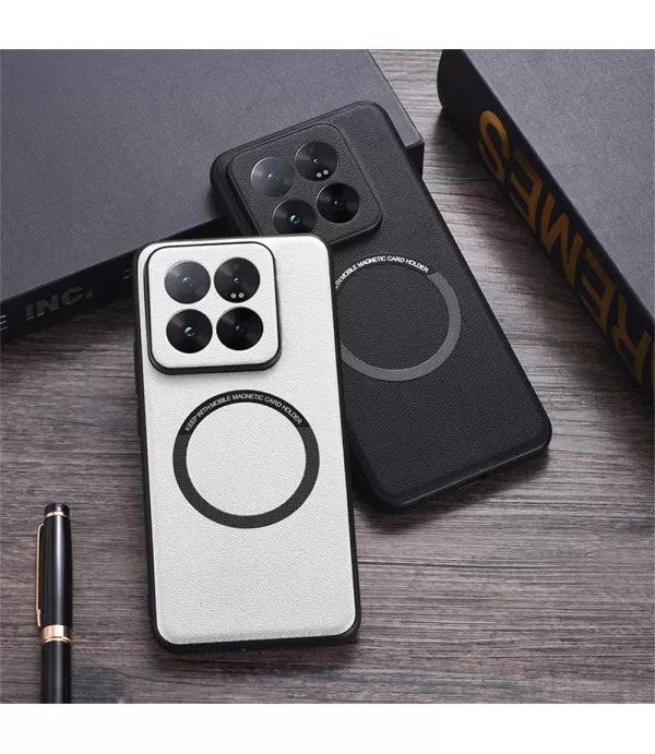 Kožna MagSafe zaštitna maskica za Xiaomi 14T Pro