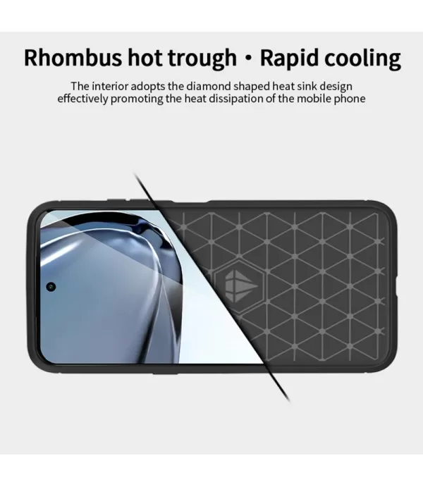 Carbon Brush silikonska zaštitna maskica Moto G62