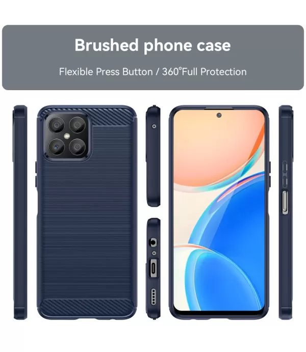 Carbon Brush silikonska zaštitna maska Honor X8 4G