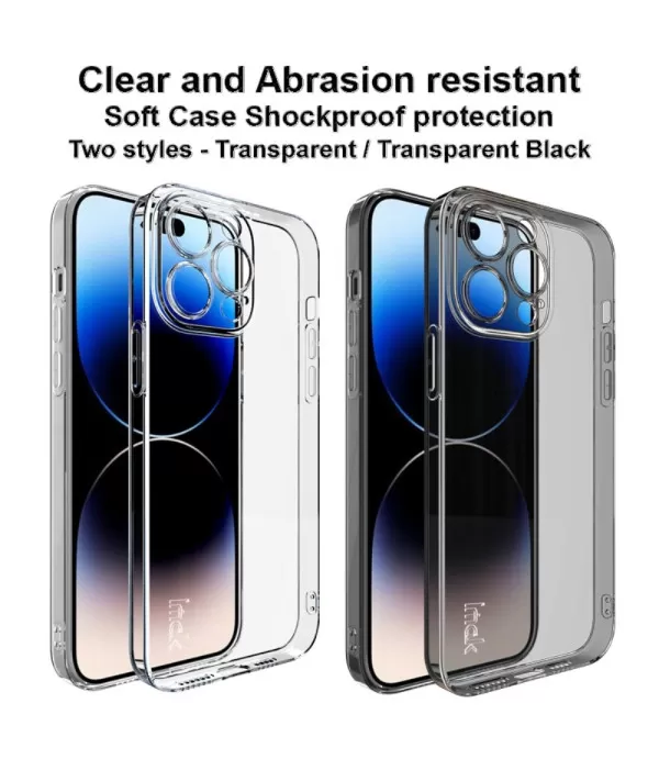 IMAK UX-5 silikonska prozirna maskica za iPhone 14 Pro Max