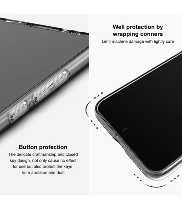 IMAK UX-5 silikonska prozirna maskica za iPhone 14
