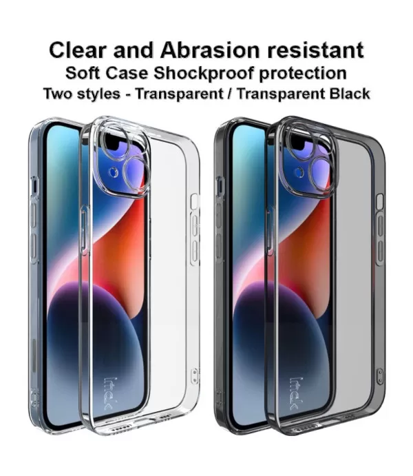 IMAK UX-5 silikonska prozirna maskica za iPhone 14