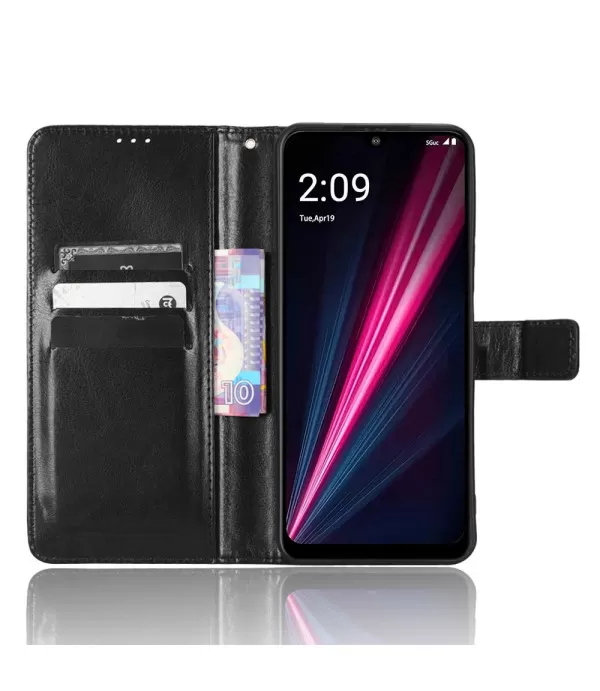 Crazy Horse preklopna kožna torbica futrola T-mobile T Phone 5G